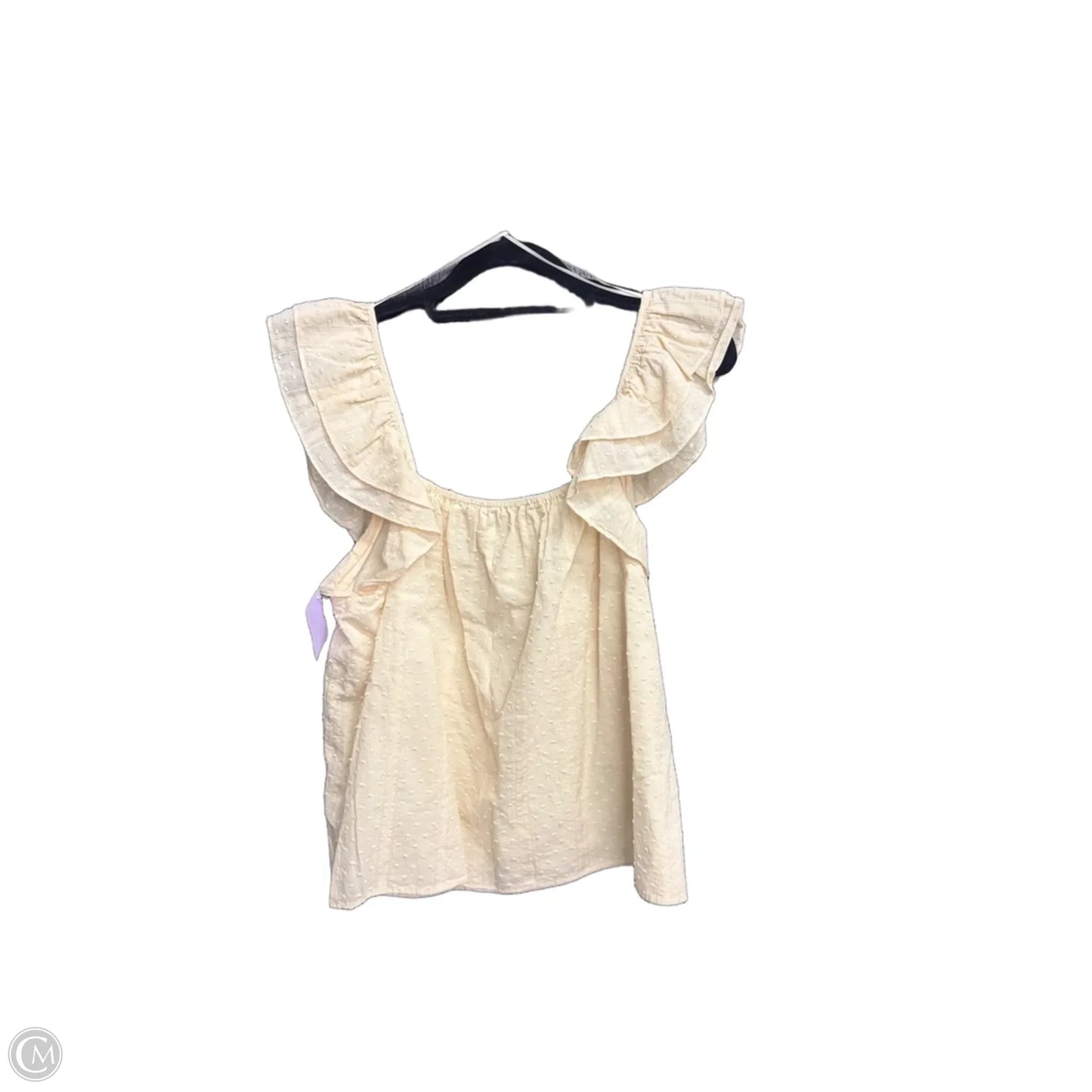 Top Sleeveless By Bb Dakota In Yellow, Size: M