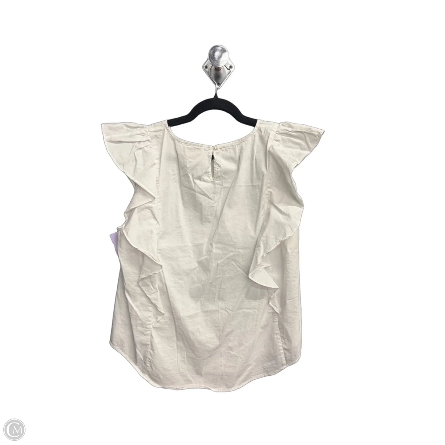 Top Sleeveless By Alex Marie In White, Size: Xl