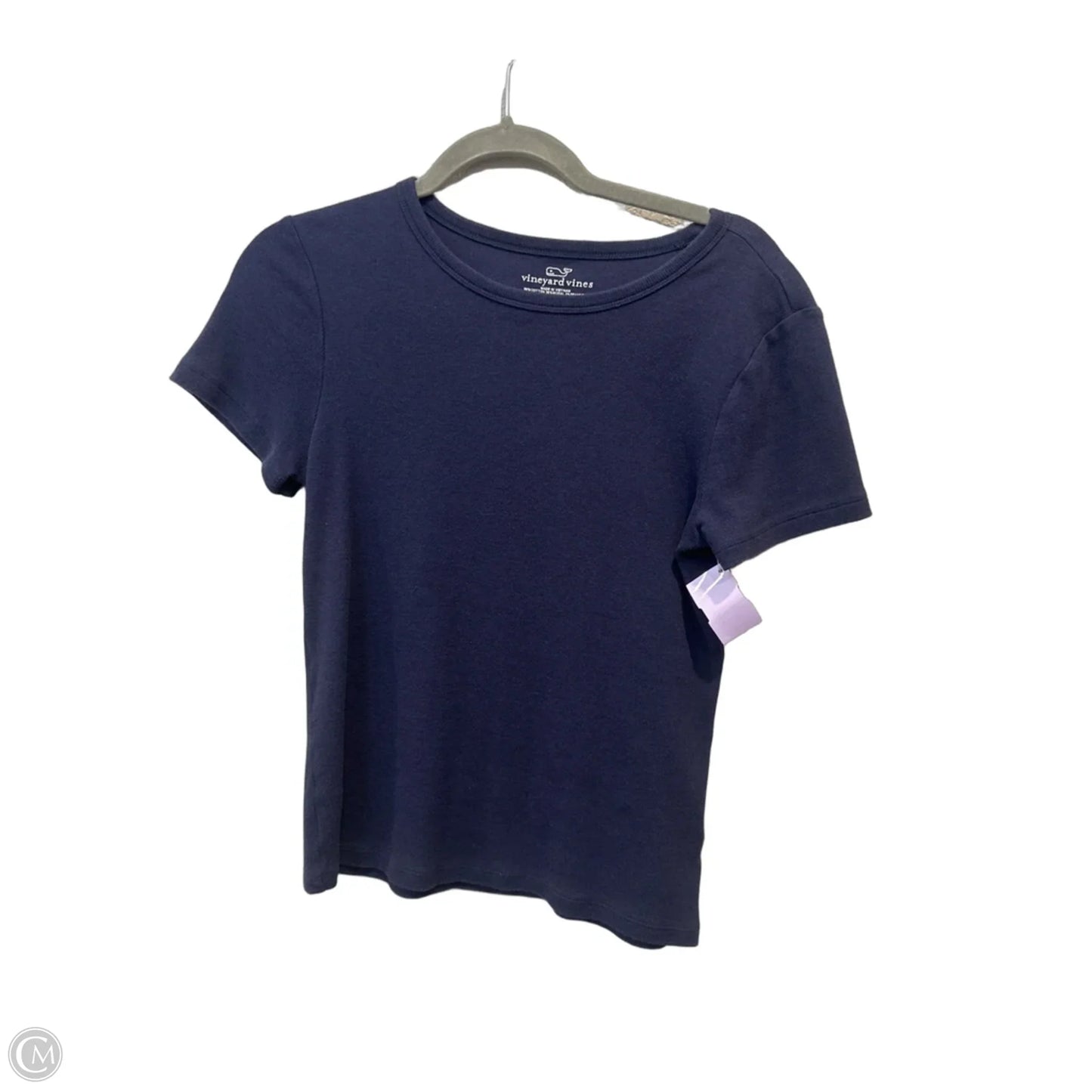 Top Short Sleeve By Vineyard Vines In Navy, Size: M