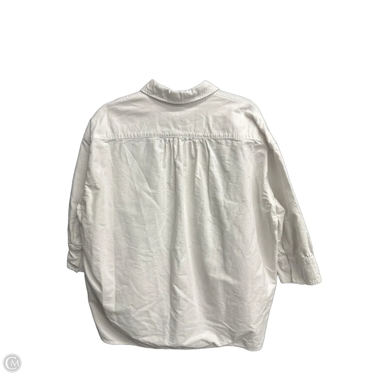 Top 3/4 Sleeve By Pomander Place In White, Size: L