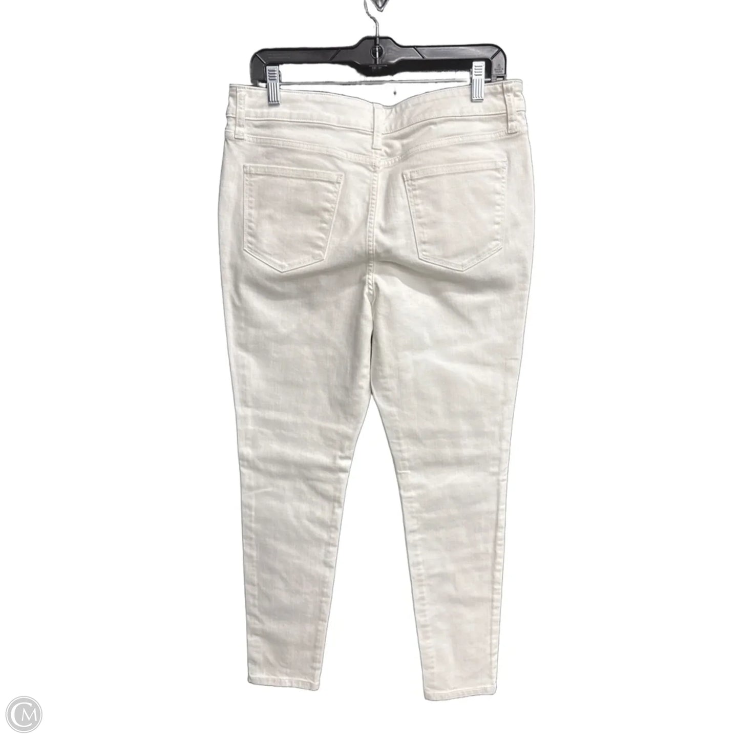 Jeans Skinny By St Johns Bay In White Denim, Size: 10