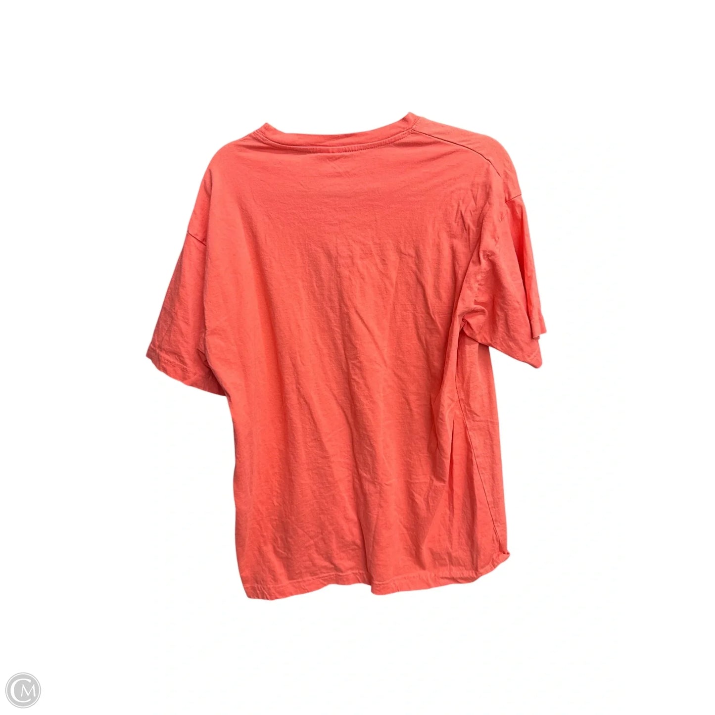 Top Short Sleeve By Clothes Mentor In Coral, Size: L