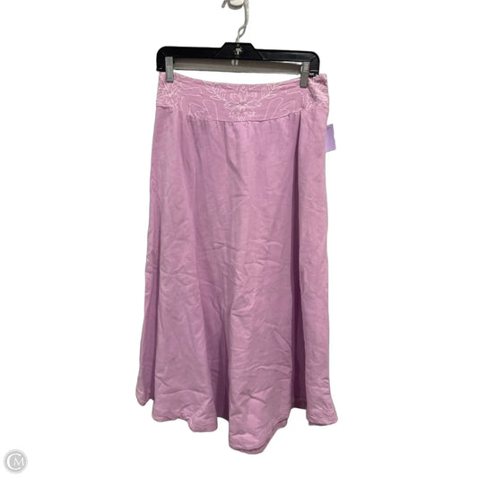 Skirt Maxi By Free People In Purple & White, Size: 6
