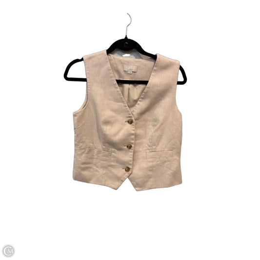 Top Sleeveless By Loft In Beige, Size: Xs