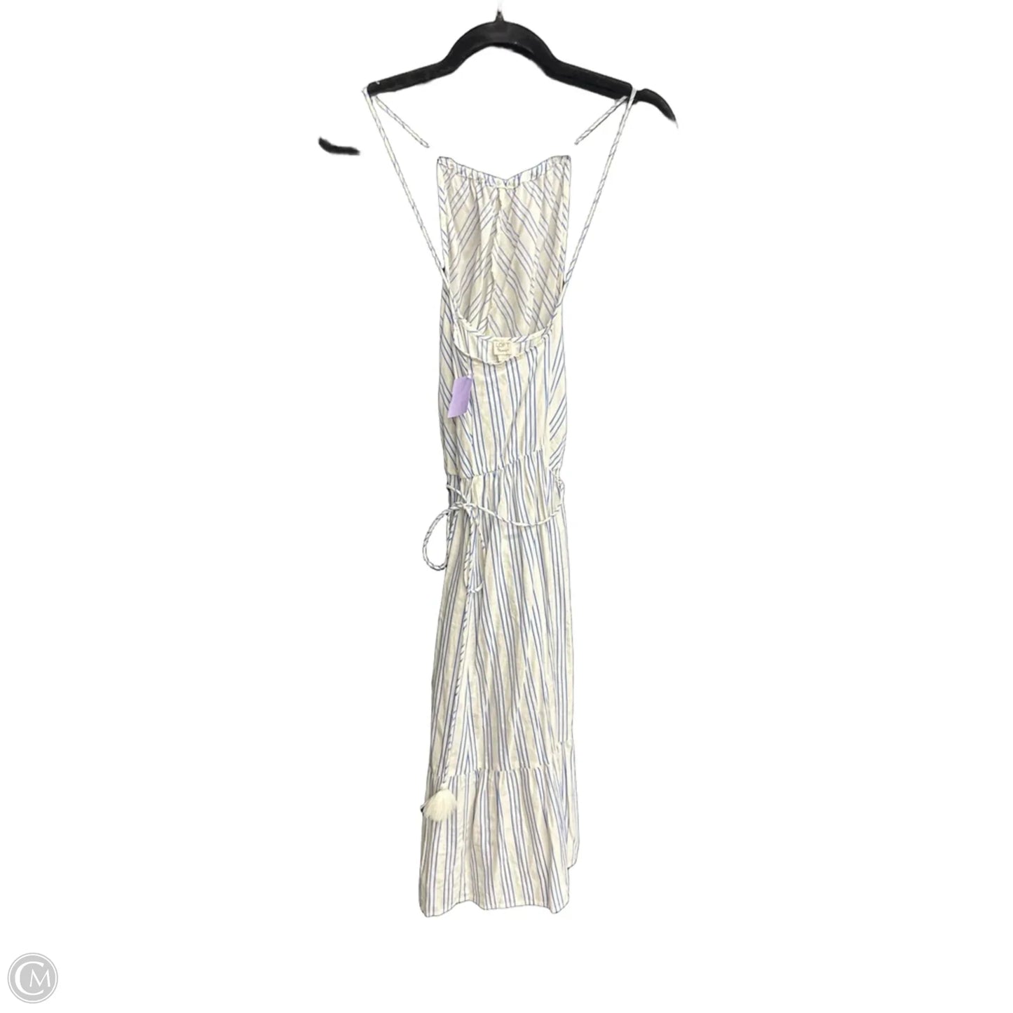 Dress Casual Midi By Loft In Striped Pattern, Size: S
