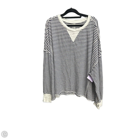 Top Long Sleeve By As Revival In Striped Pattern, Size: Xl