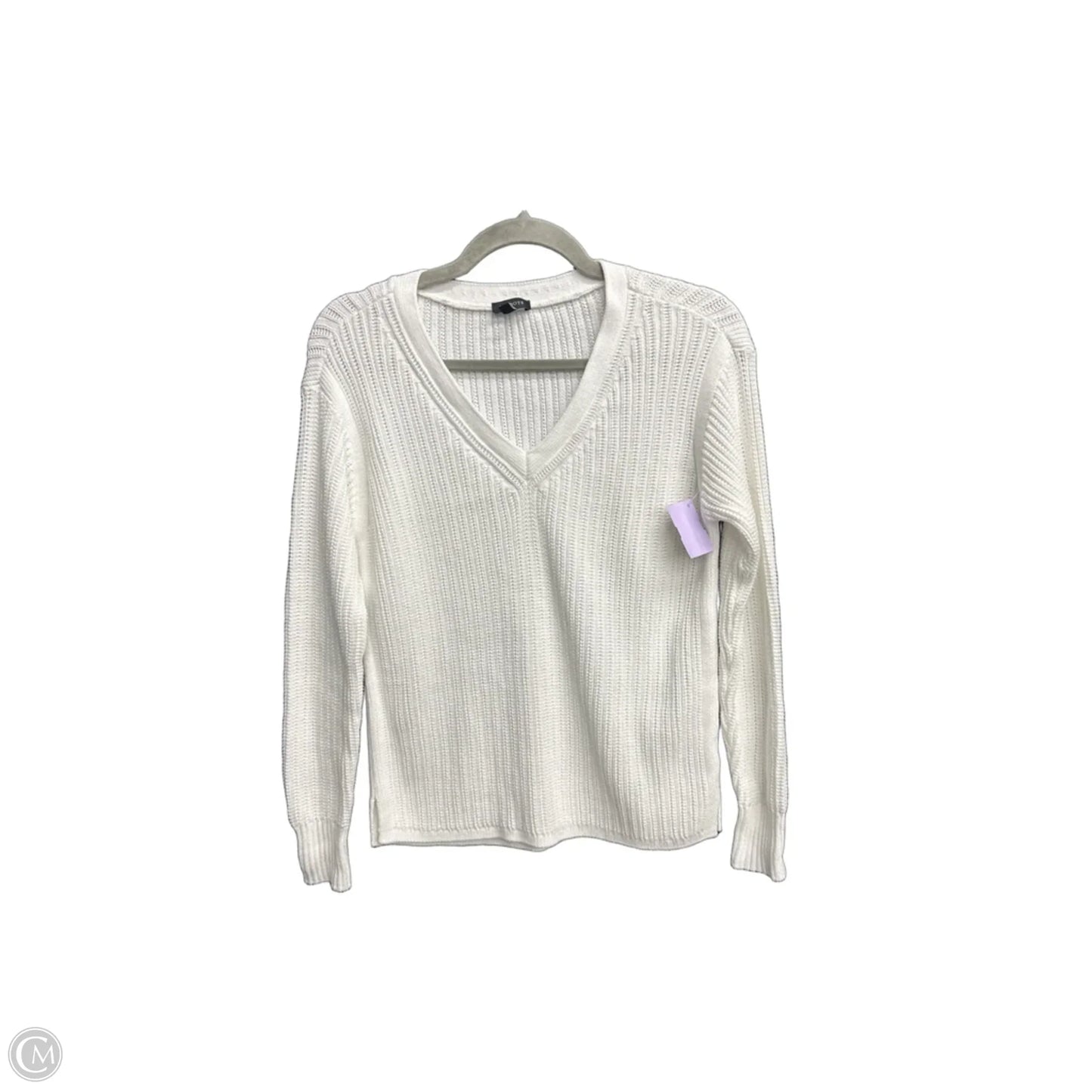 Sweater By Talbots In White, Size: S