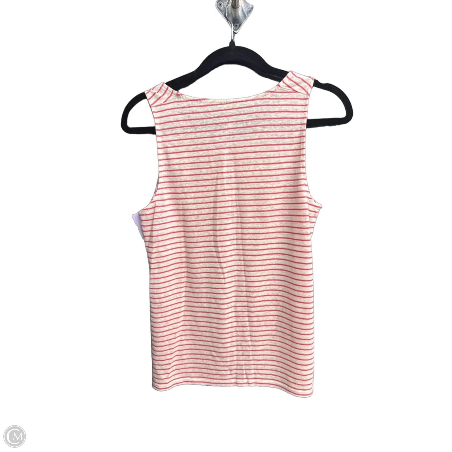 Top Sleeveless By Banana Republic In Striped Pattern, Size: S