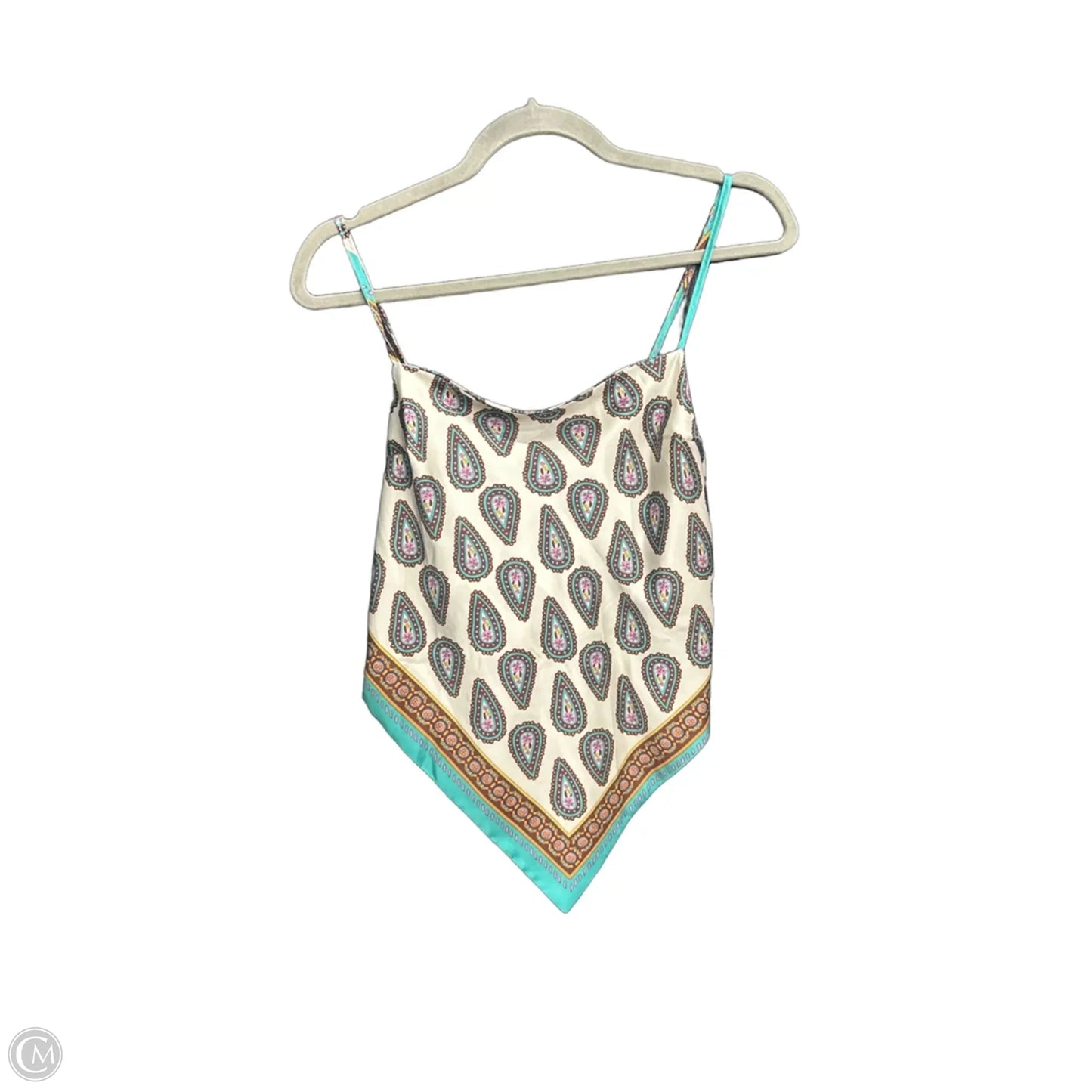 Top Sleeveless By Clothes Mentor In Paisley Print, Size: L