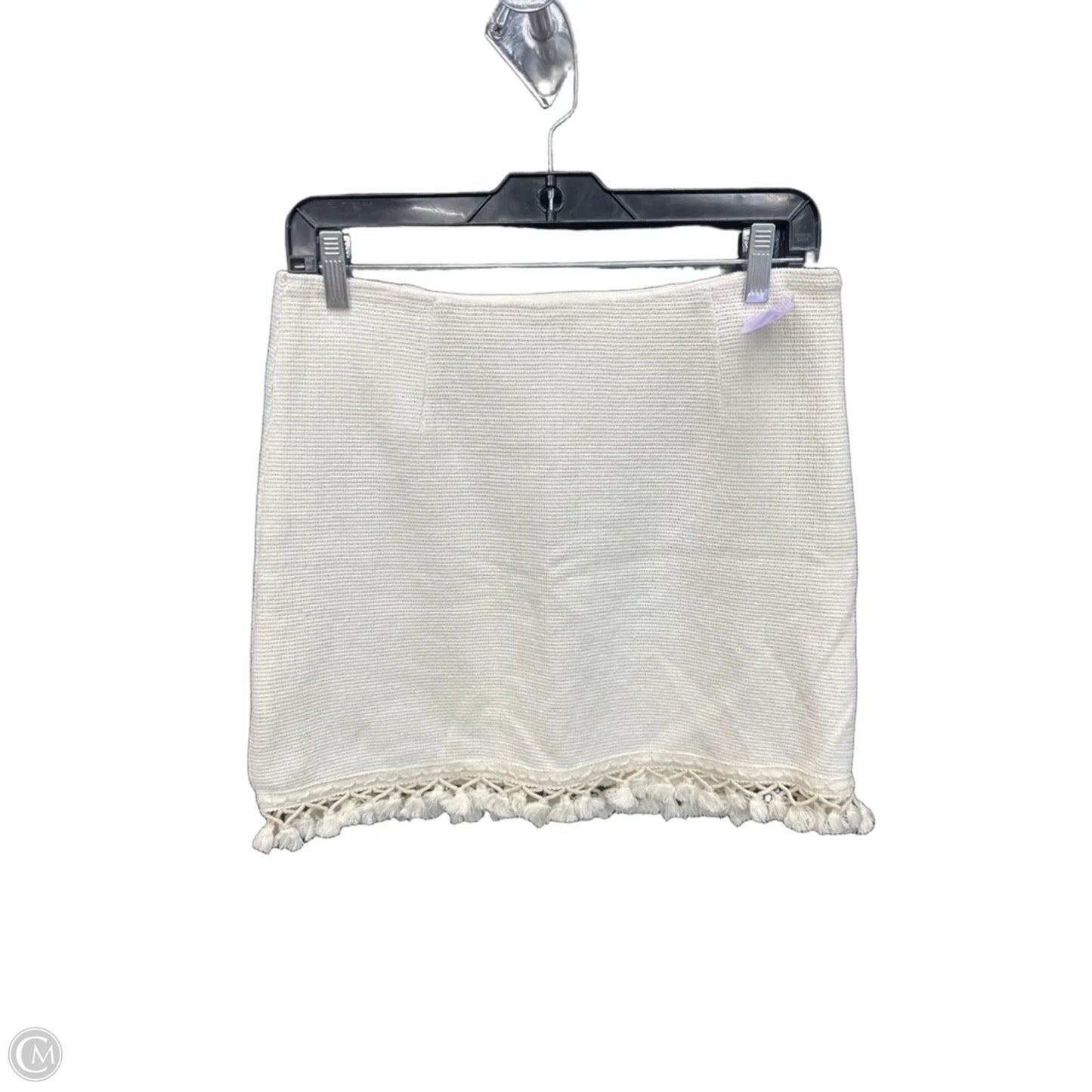 Skirt Mini & Short By Moon River In Cream, Size: 8