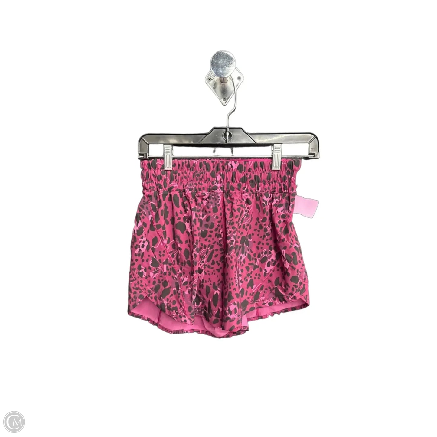 Athletic Shorts By Lululemon In Leopard Print, Size: S