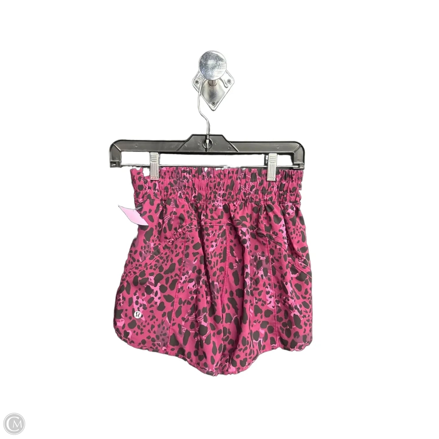Athletic Shorts By Lululemon In Leopard Print, Size: S