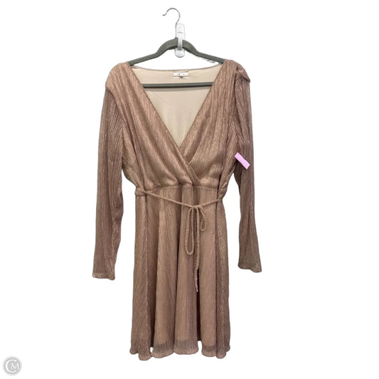 Dress Casual Short By Maurices In Rose Gold, Size: Xl