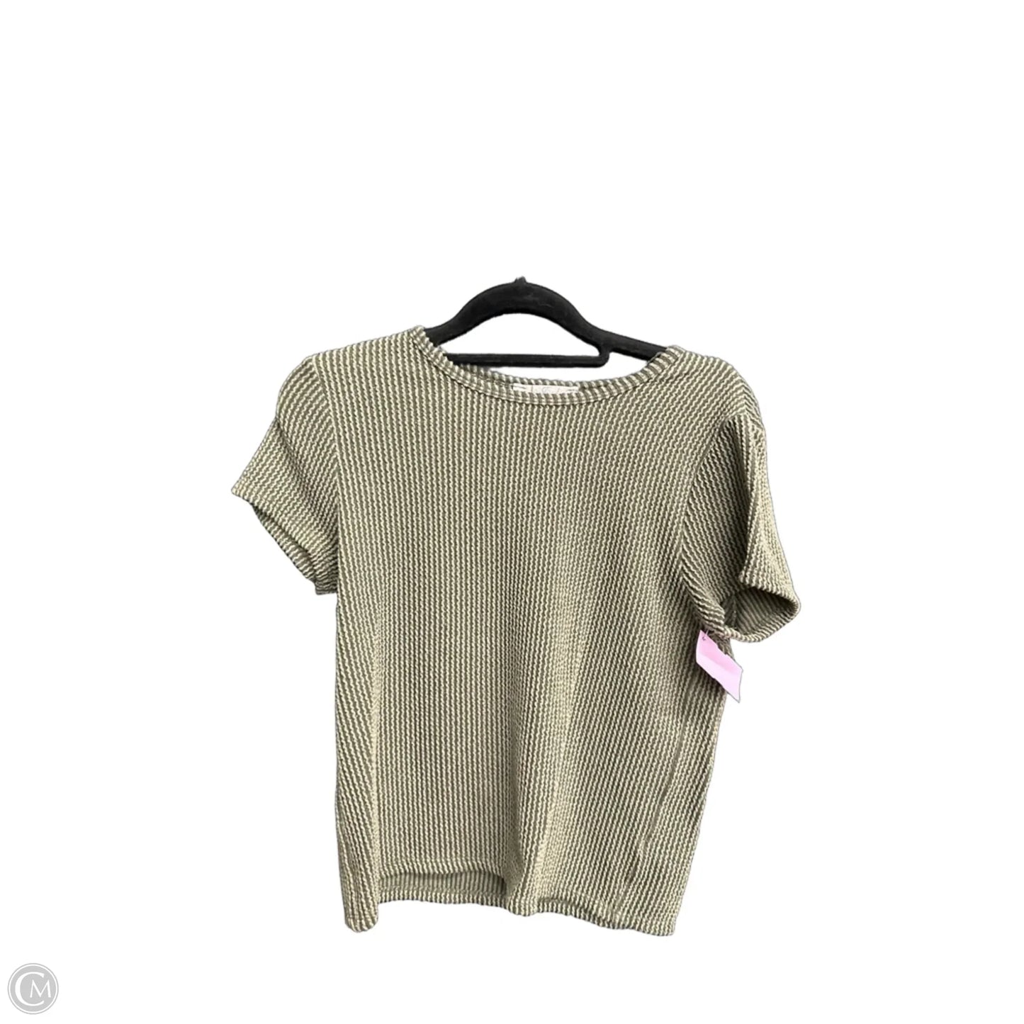 Top Short Sleeve By Moa Moa In Green, Size: L