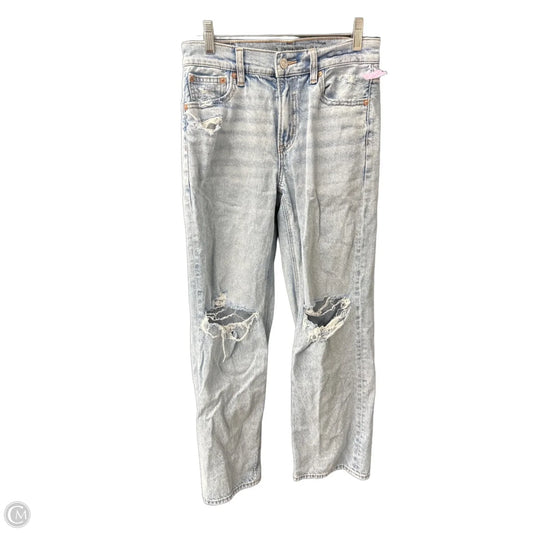 Jeans Boyfriend By American Eagle In Blue Denim, Size: 0