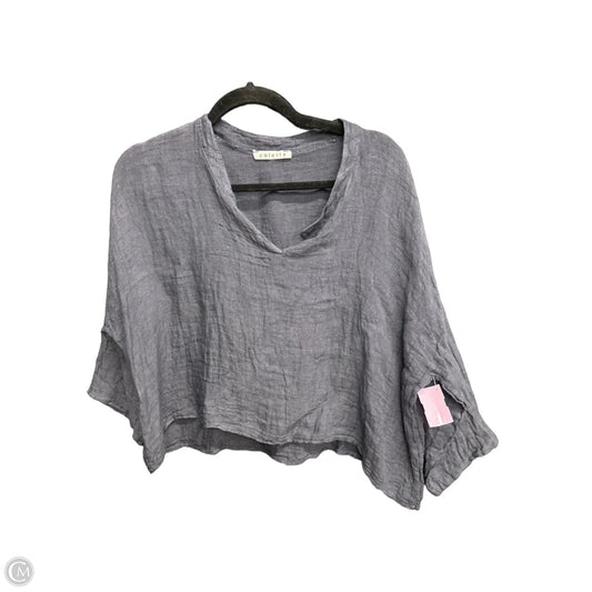 Top Short Sleeve By Clothes Mentor In Grey, Size: M