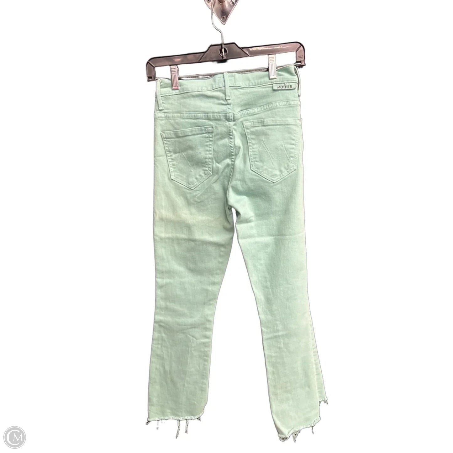 Jeans Skinny By Mother In Green Denim, Size: 2