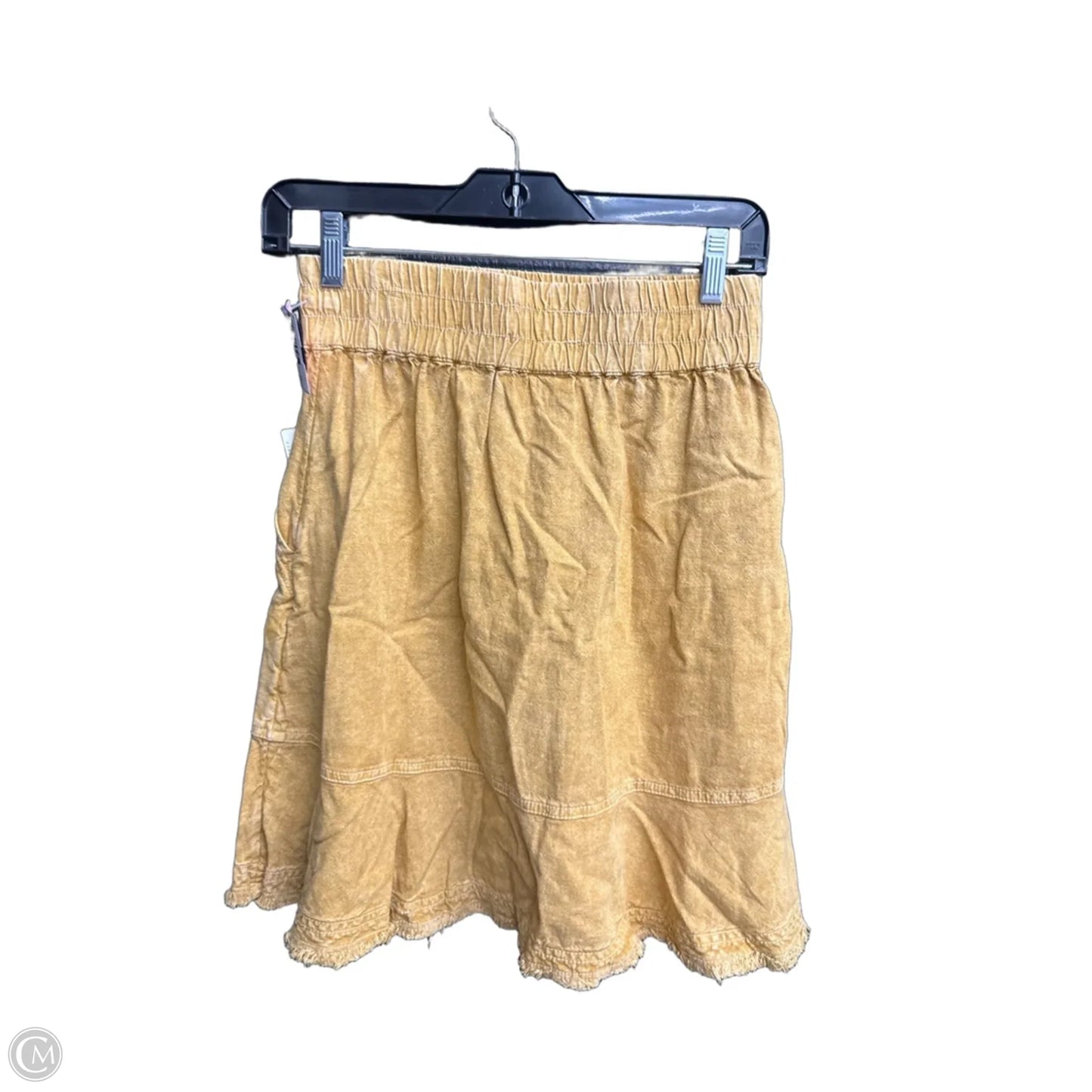 Skirt Mini & Short By Pilcro In Yellow, Size: Xs