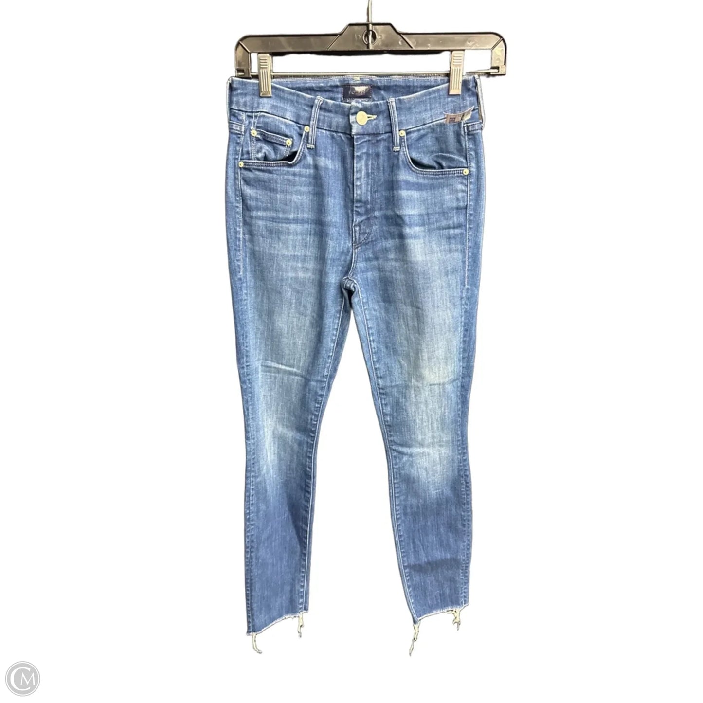 Jeans Skinny By Mother In Blue Denim, Size: 0