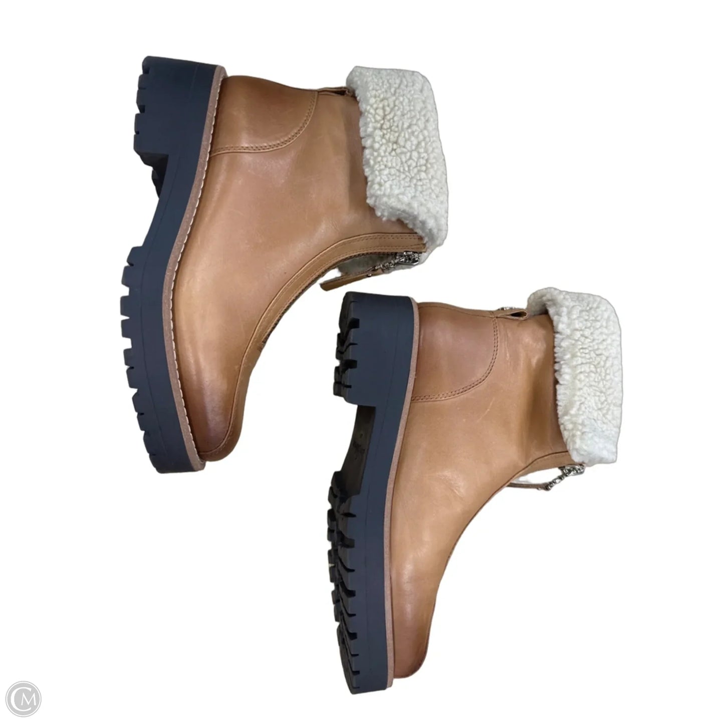 Boots Ankle Flats By Sam Edelman In Brown, Size: 6.5