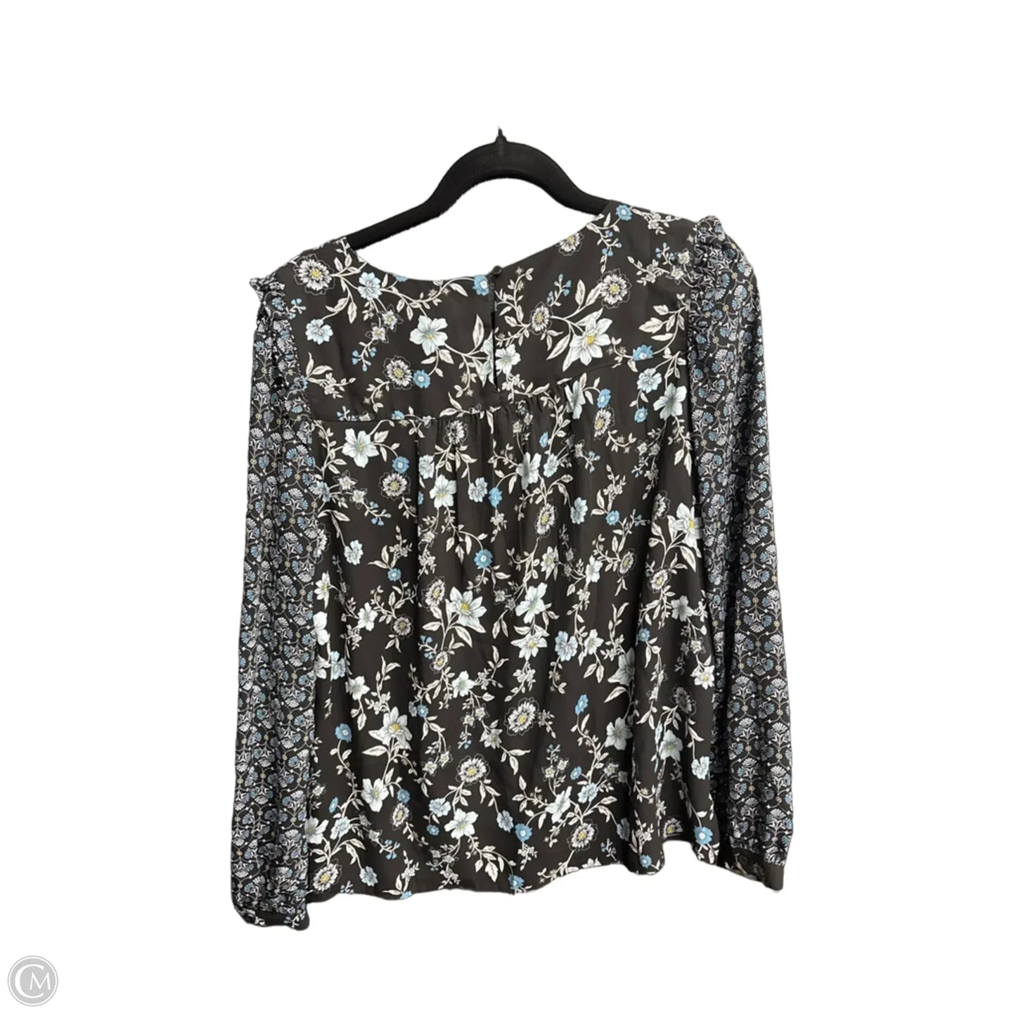 Top Long Sleeve By Loft In Floral Print, Size: M