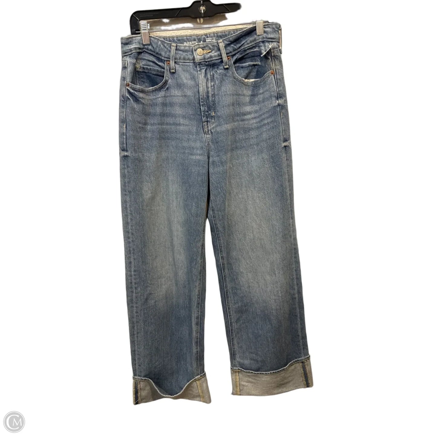 Jeans Wide Leg By Old Navy In Blue Denim, Size: 6