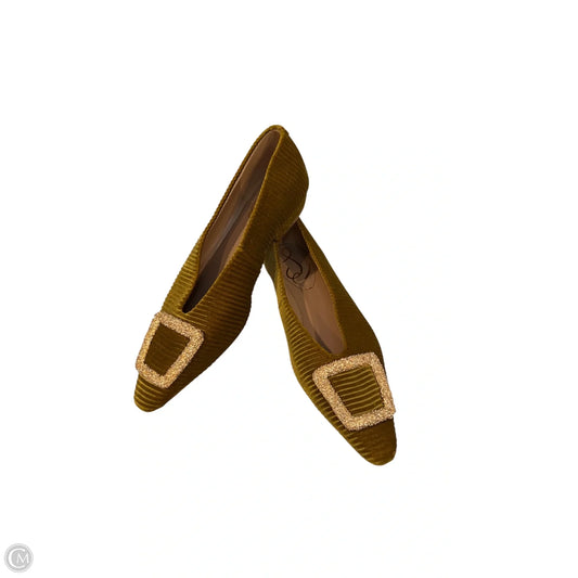 Shoes Flats By Sam Edelman In Gold & Green, Size: 6.5