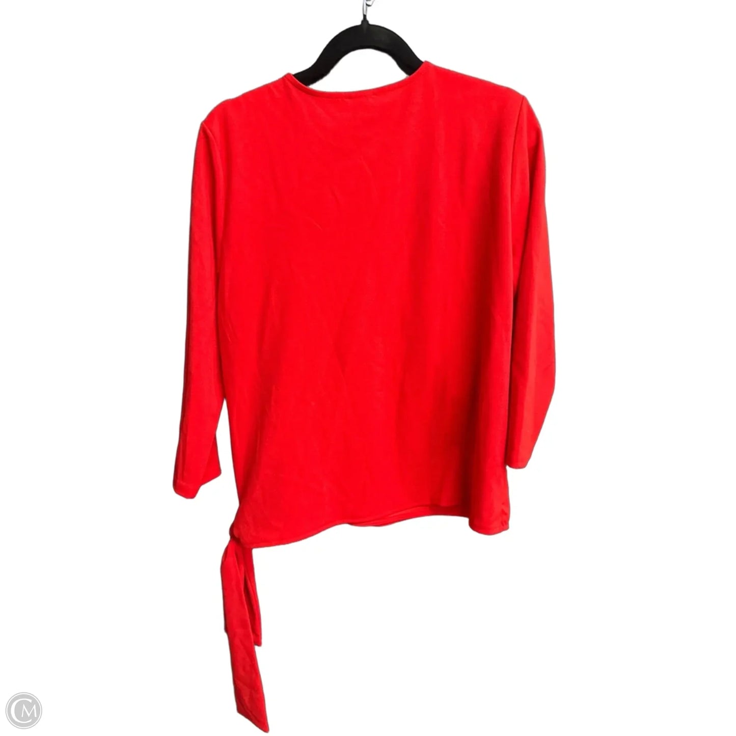 Top Long Sleeve By Ann Taylor In Red, Size: L