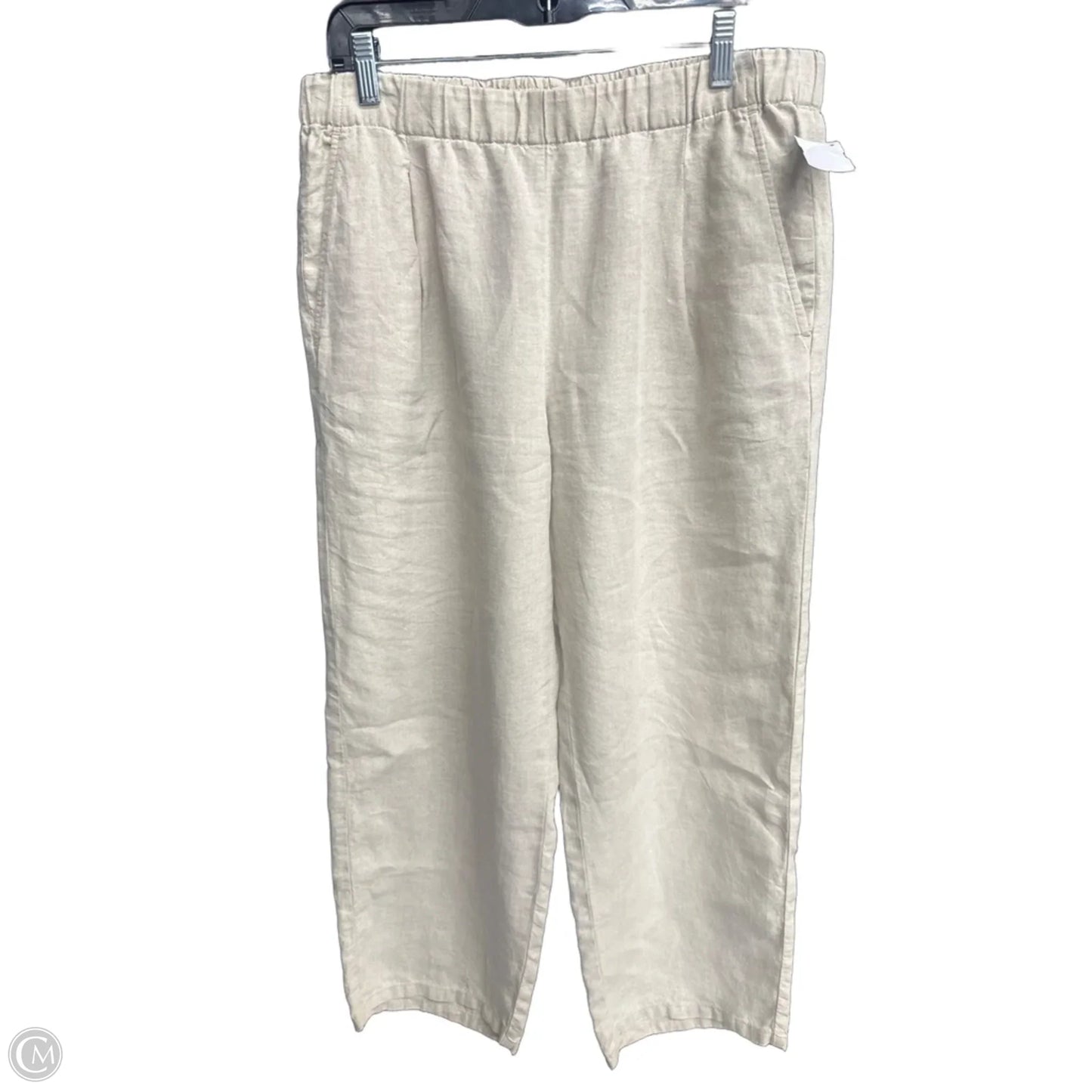 Pants Linen By Eileen Fisher In Beige, Size: 10