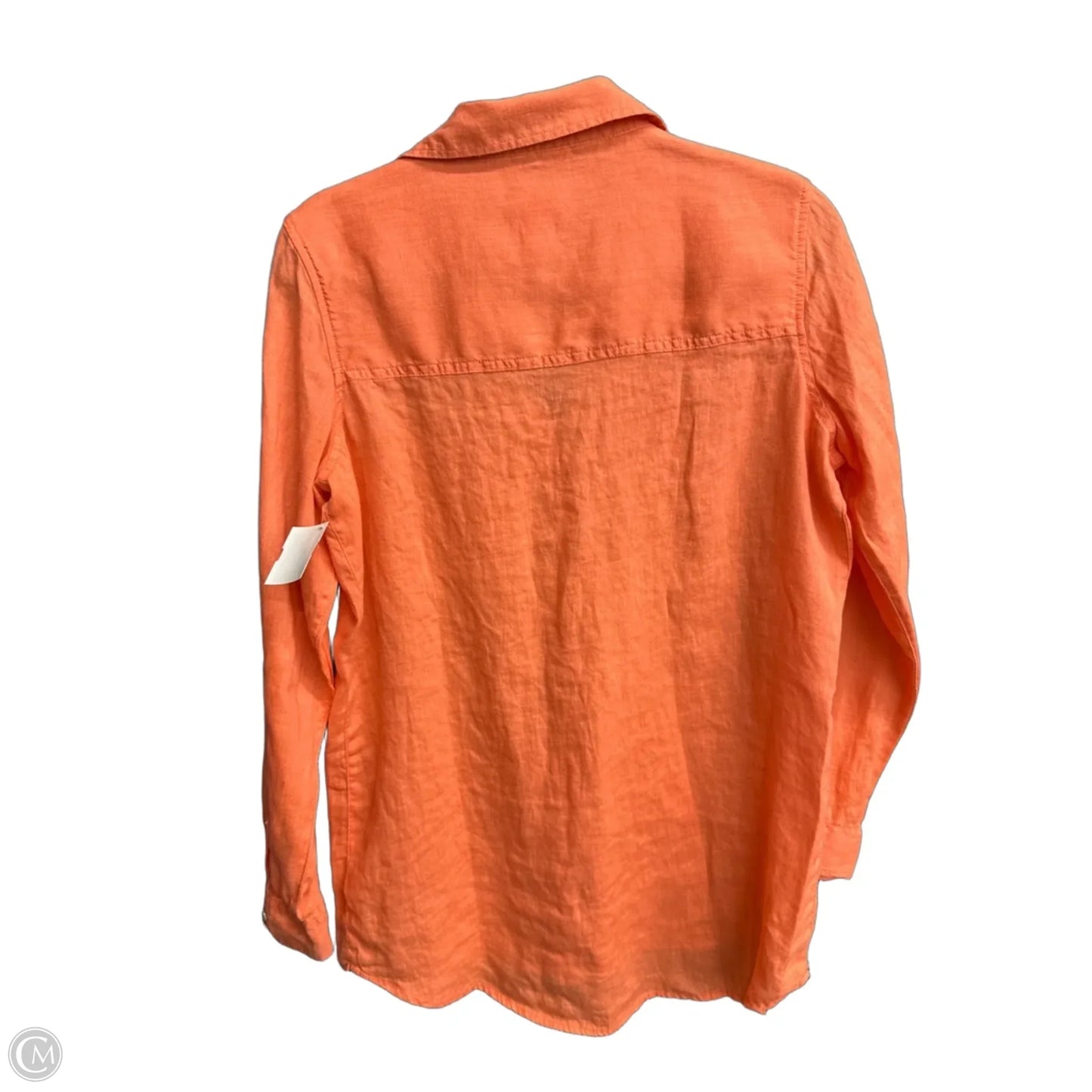 Top Long Sleeve By Sigrid Olsen In Coral, Size: S