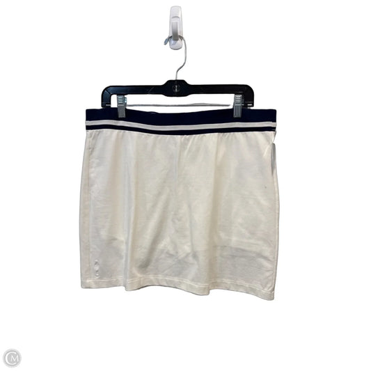 Athletic Skort By Lauren By Ralph Lauren In White, Size: M