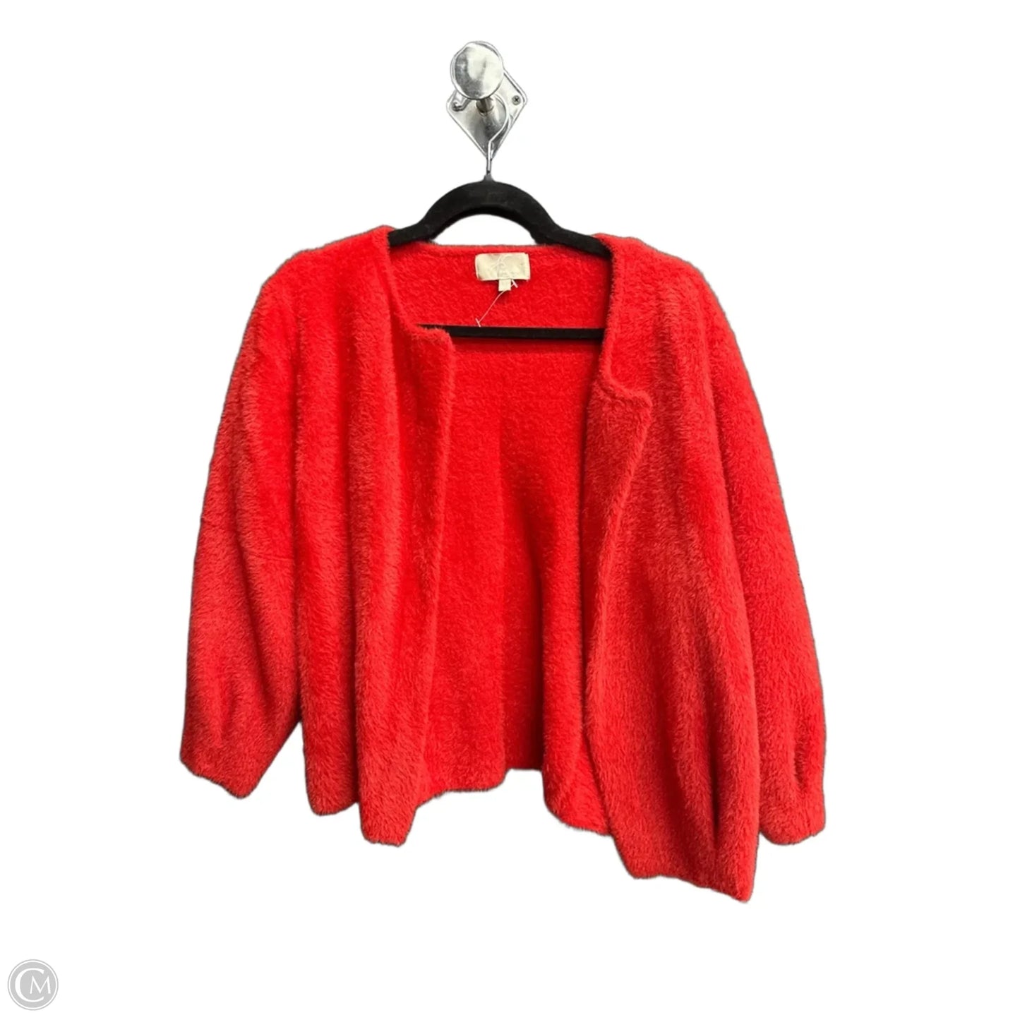 Cardigan By Joan Vass In Red, Size: L