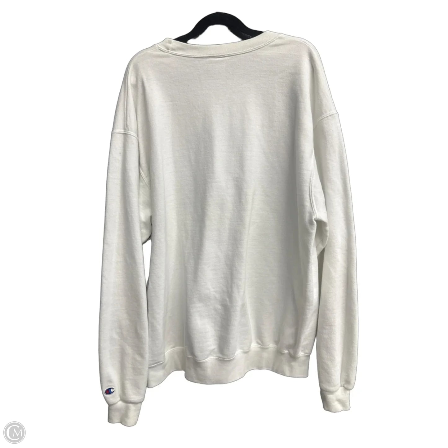 Sweatshirt Crewneck By Champion In White, Size: Xl