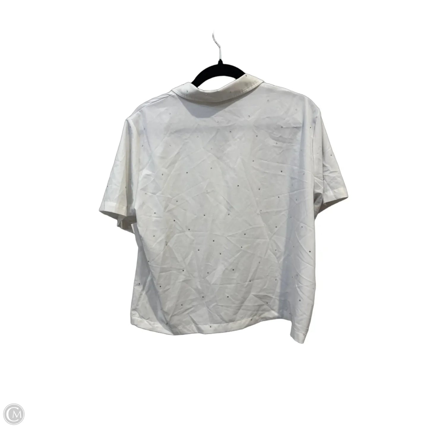 Top Short Sleeve By Modern Works In White, Size: L