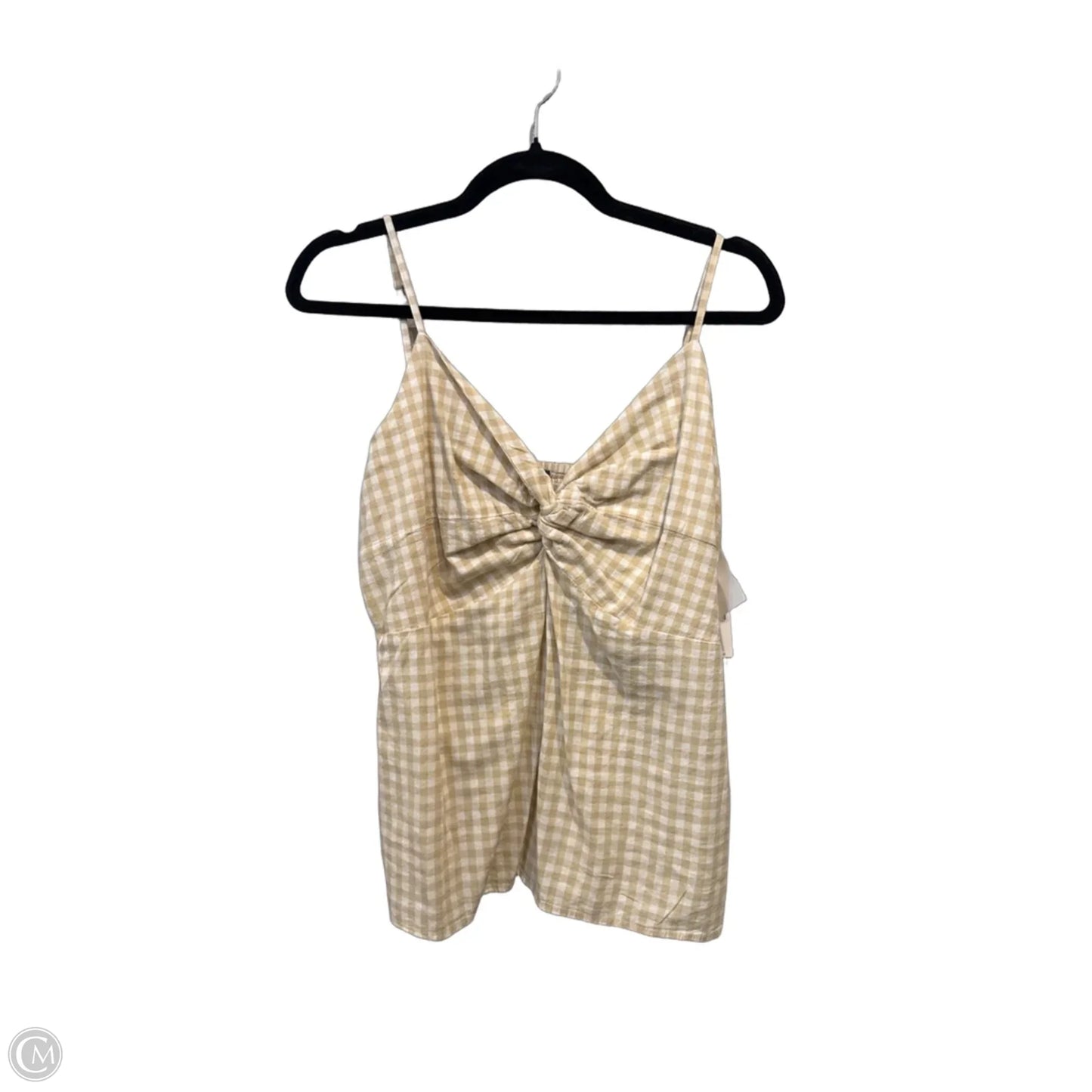 Top Sleeveless By Old Navy In Yellow, Size: L