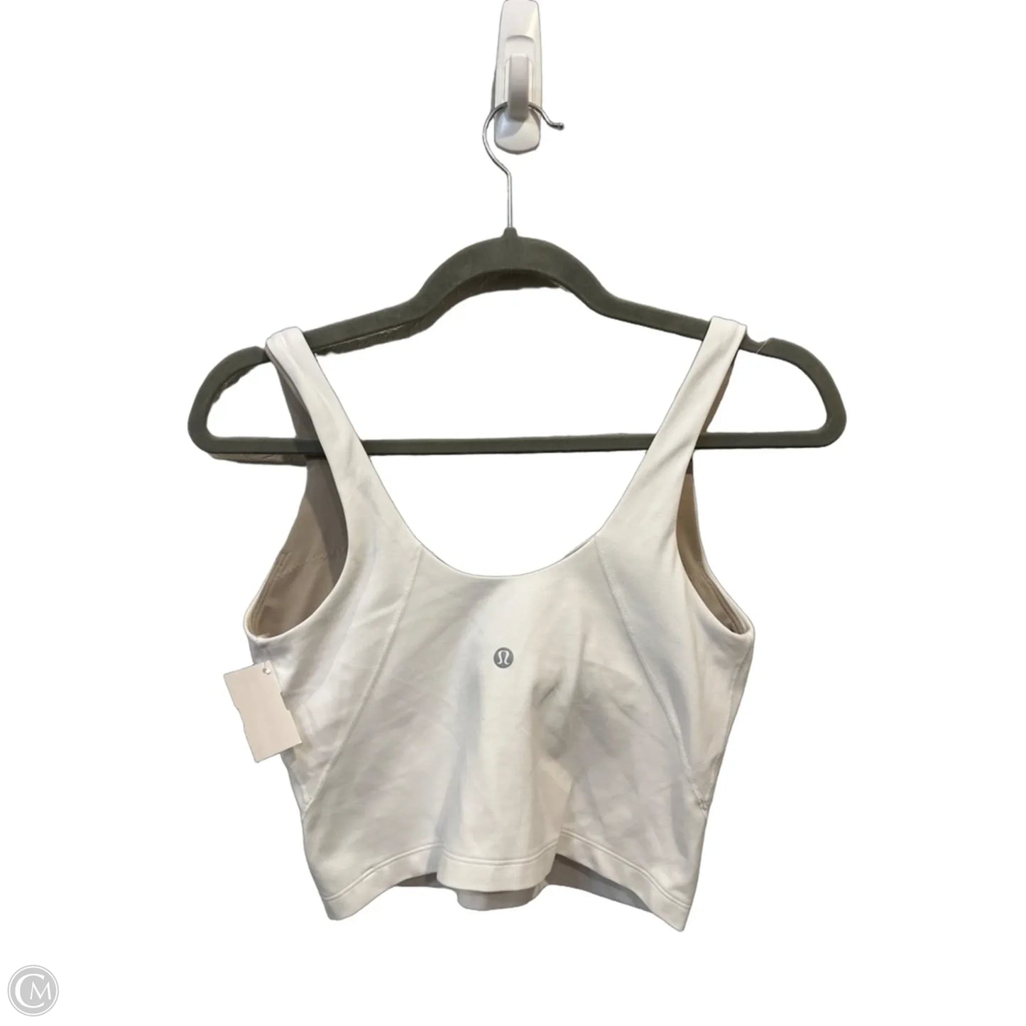 Athletic Tank Top By Lululemon In White, Size: S