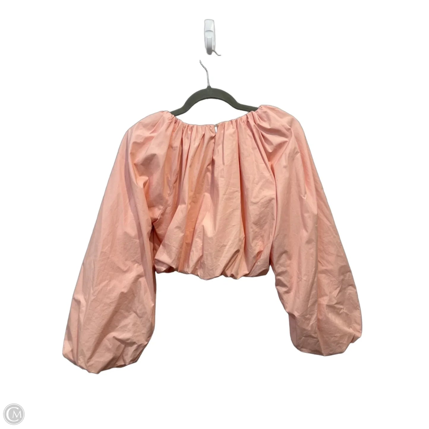 Top Long Sleeve By English Factory In Peach, Size: Xs