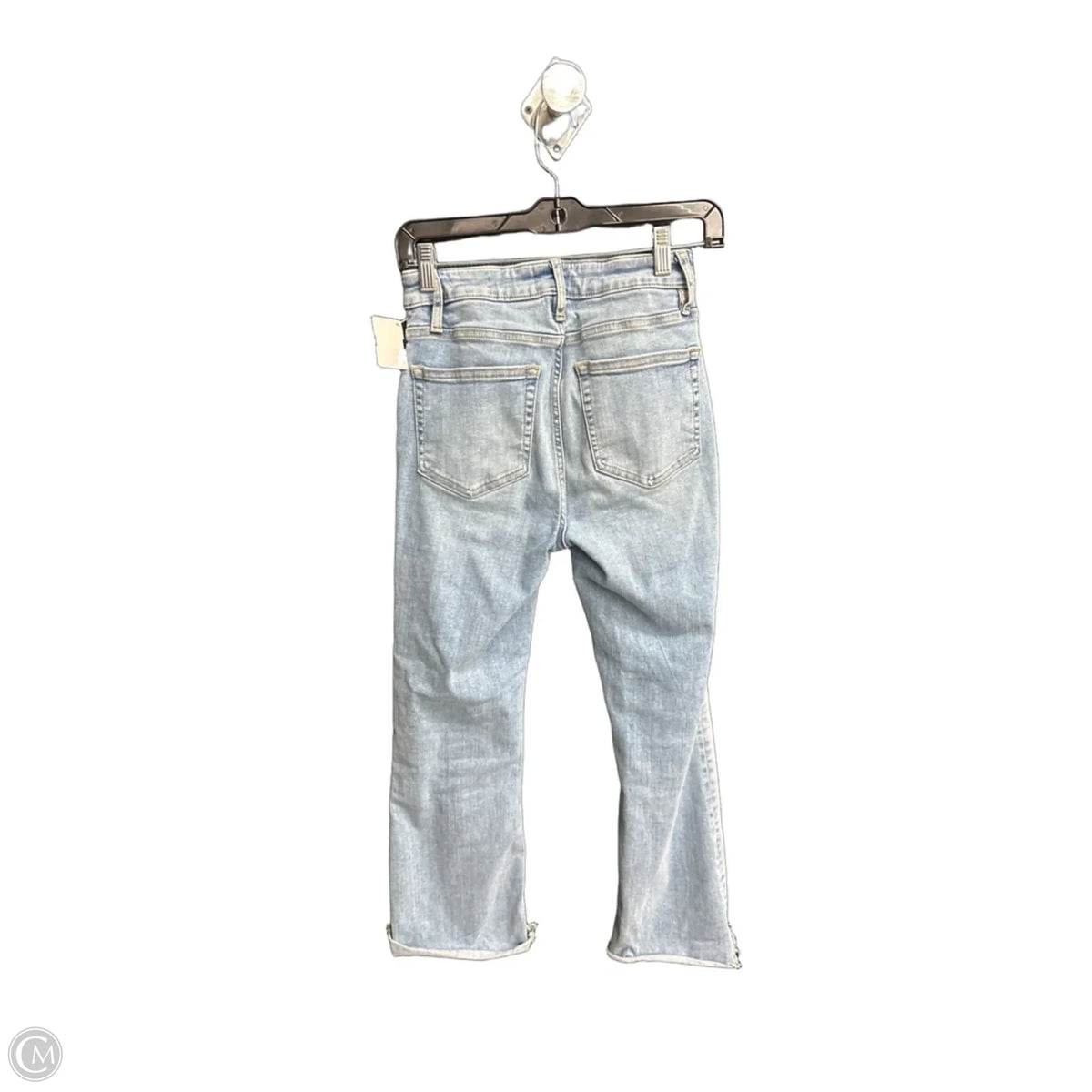 Jeans Boot Cut By Frame In Blue Denim, Size: 0