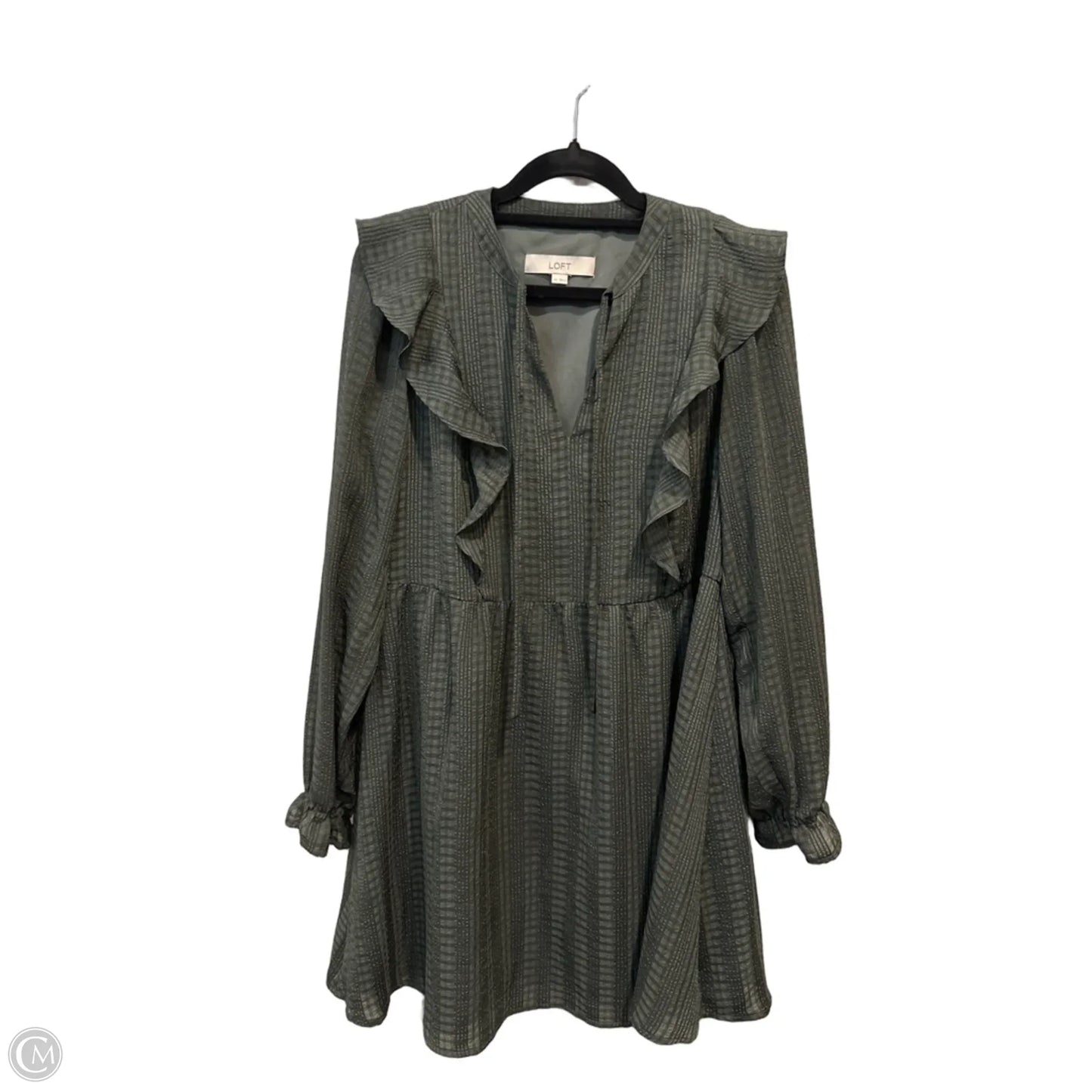 Dress Casual Short By Loft In Green, Size: Xs