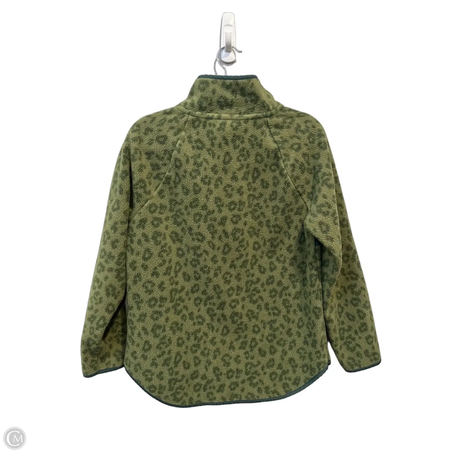 Jacket Faux Fur & Sherpa By J. Crew In Green, Size: Xs