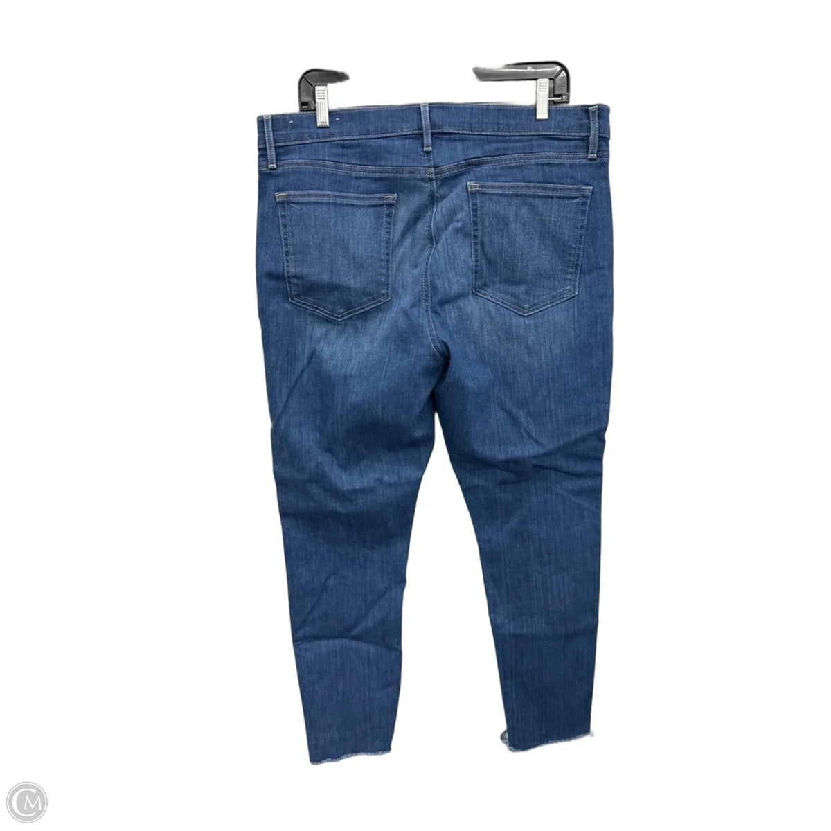 Jeans Skinny By Loft In Blue Denim, Size: 16