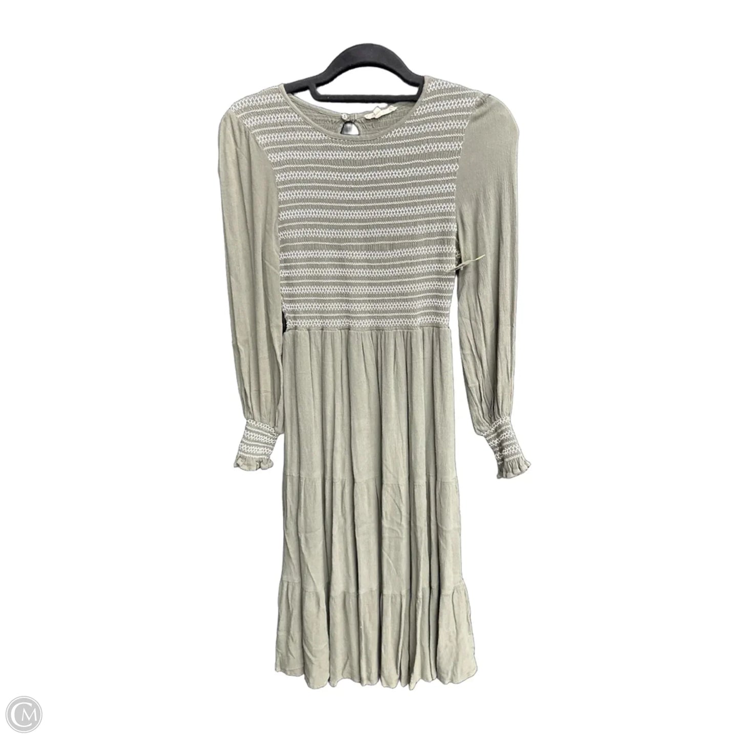 Dress Casual Midi By In Loom In Green, Size: L