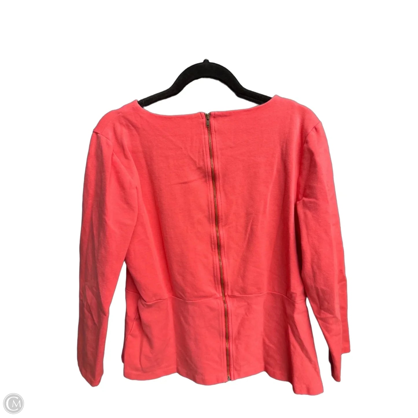 Top Long Sleeve By J. Crew In Pink, Size: L