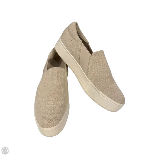 Shoes Flats By Vince In Beige, Size: 11