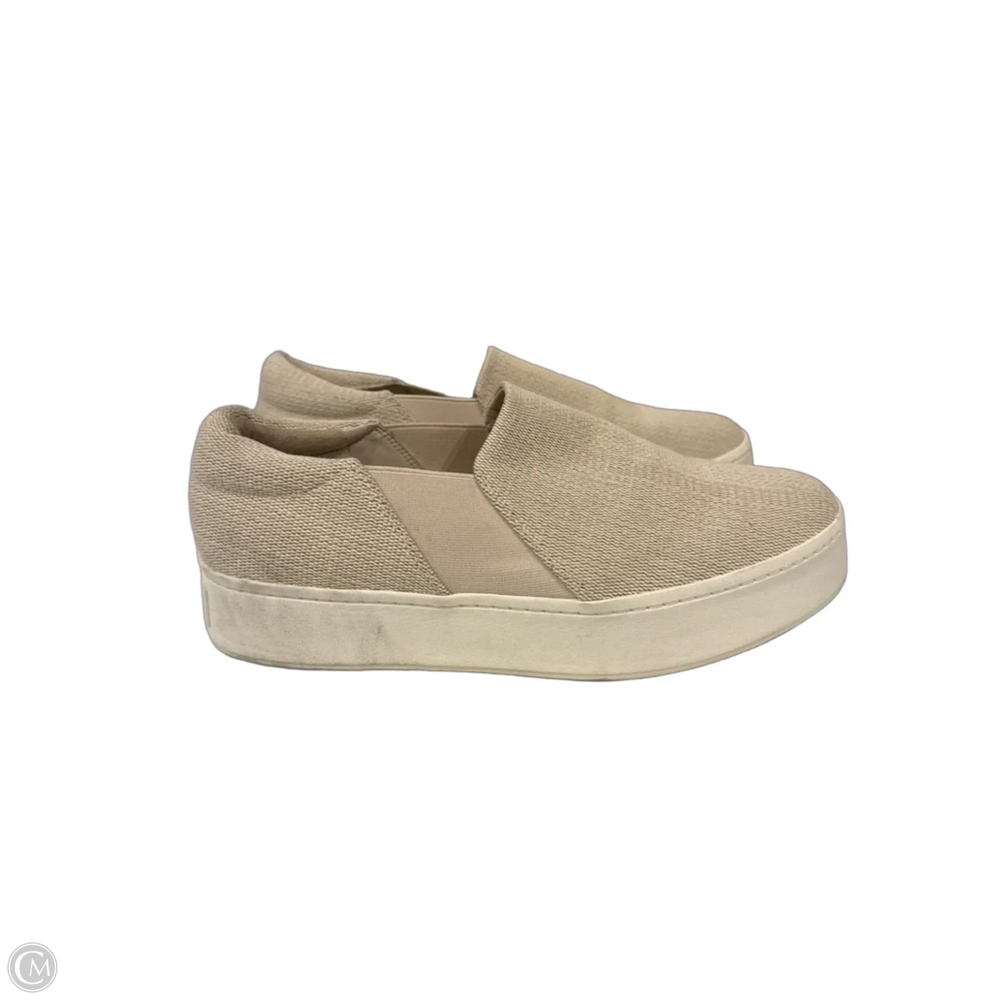 Shoes Flats By Vince In Beige, Size: 11