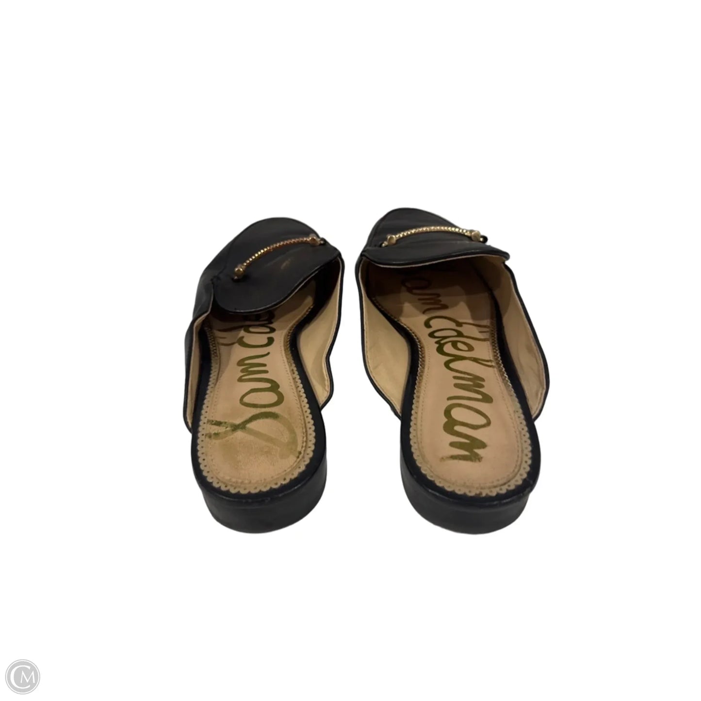 Shoes Flats By Sam Edelman In Black & Gold, Size: 10