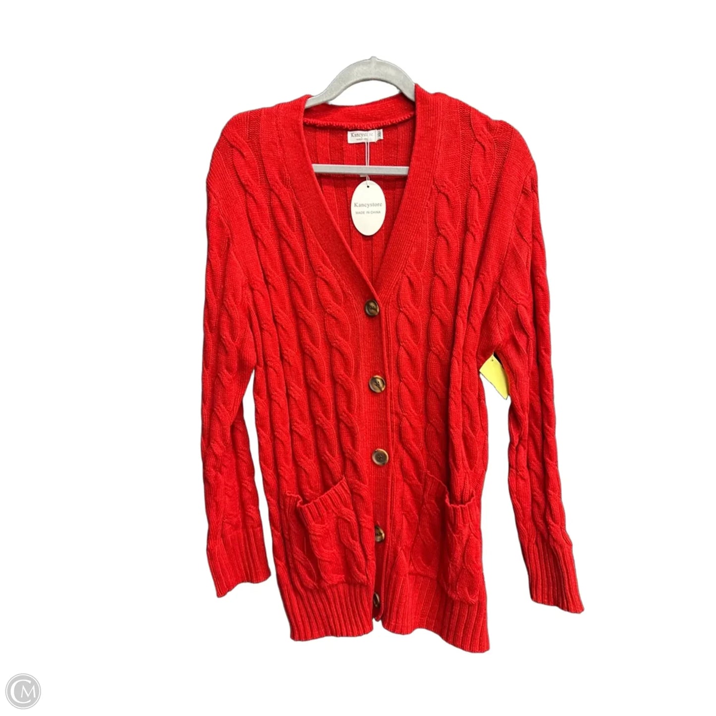 Sweater By Clothes Mentor In Red, Size: Xl