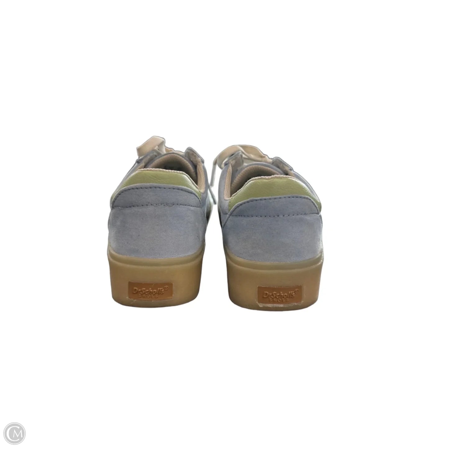Shoes Sneakers By Dr Scholls In Blue & White, Size: 9