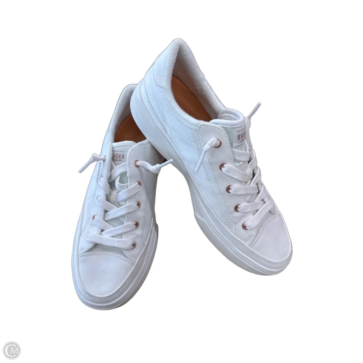 Shoes Sneakers By Skechers In White, Size: 10