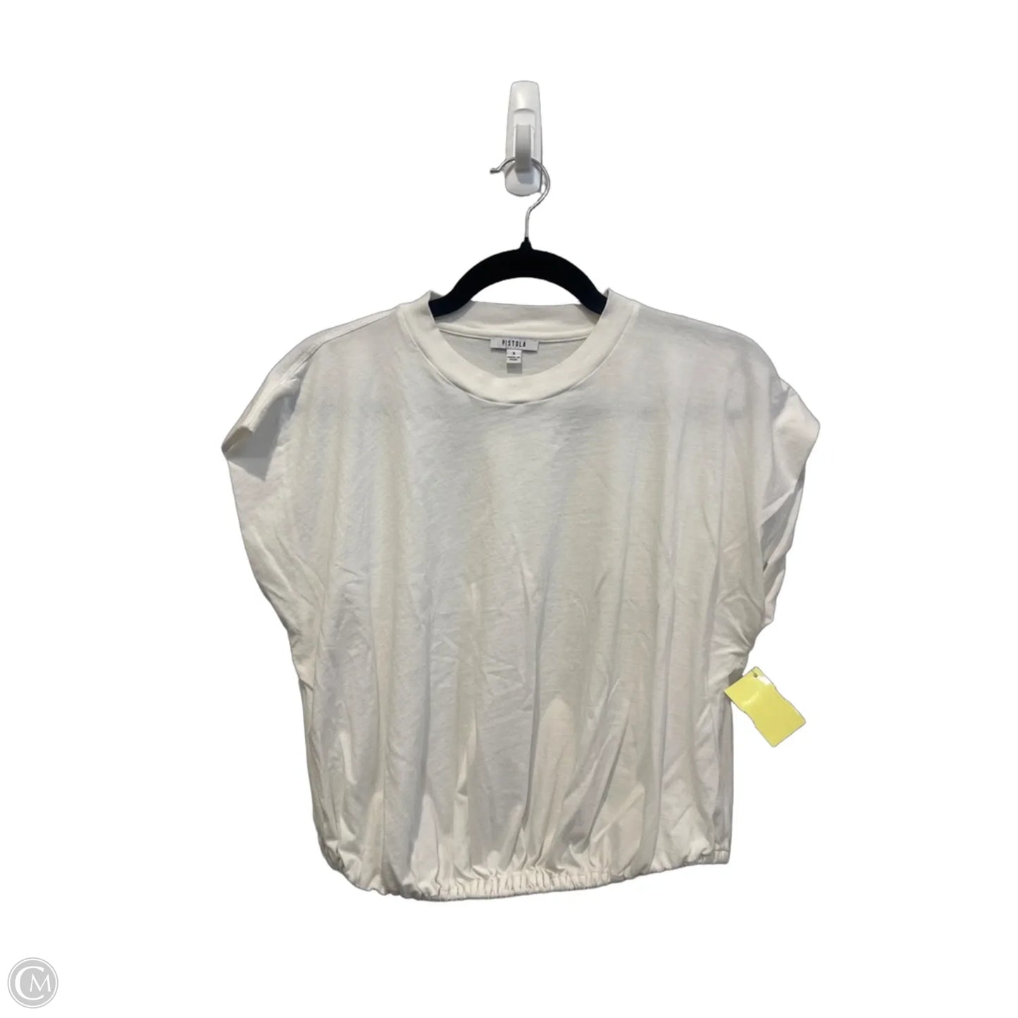 Top Short Sleeve By Pistola In White, Size: S